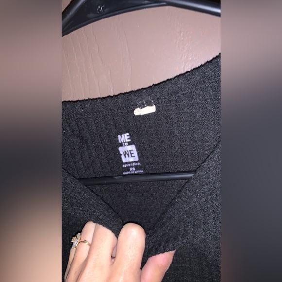 Black Crop Top Size XS Great condition never worn - Picture 3 of 3